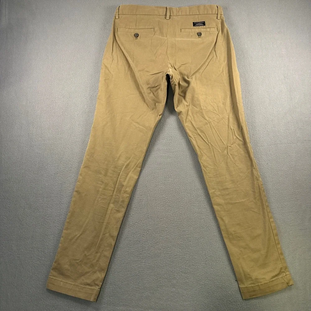 Banana Republic Mason Athletic Tapered Chino Pants Acorn Brown 32x31 338337 Mens